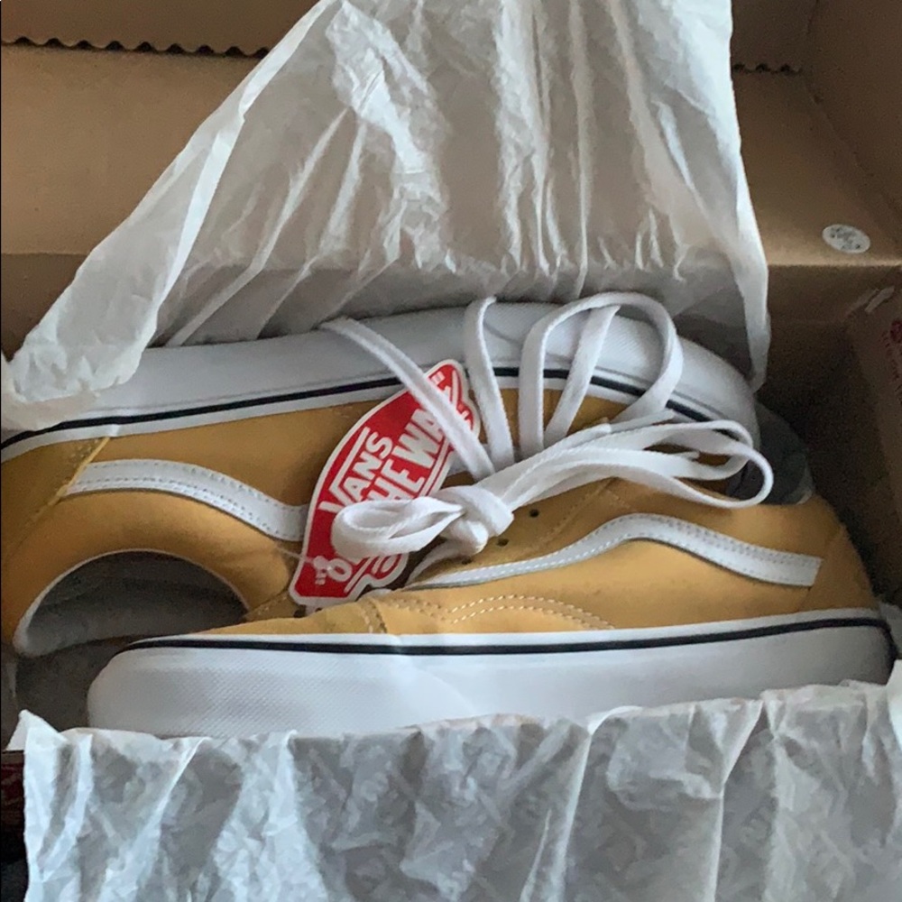 Mustard Yellow Old school vans